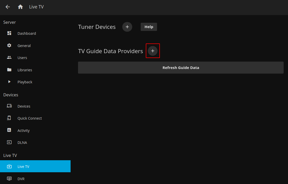 Jellyfin Add TV Guide Data Provider