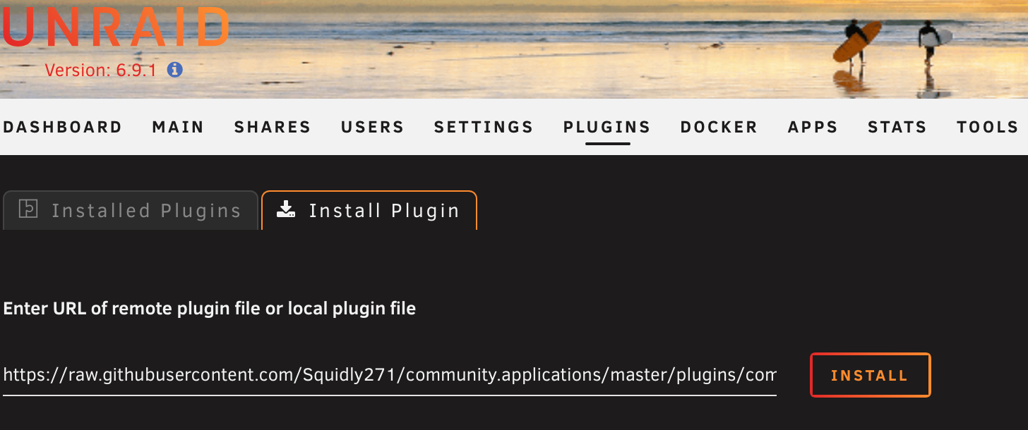 Community Applications Install