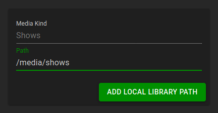 Add Local Library Path